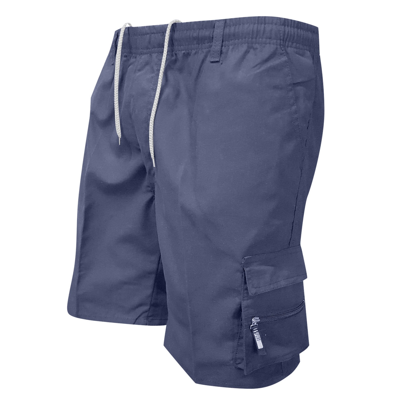 thumbnail image 4 of Pantalones cortos ligeros de senderismo para hombre - 90 % poliéster, 10 % elastano - Diseño con 6 bolsillos, tejido de secado rápido para actividades al aire libre, 4 of 4